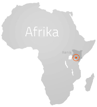 Carte Afrique - Kenya 