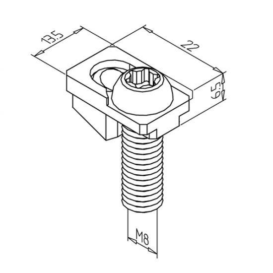 Profilverbinder 30 SF VPE 100 Stück