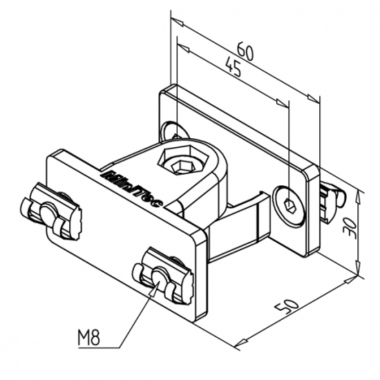 Articulation oscillante 30 F