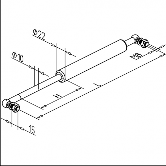 Ressort pneumatique 10/22